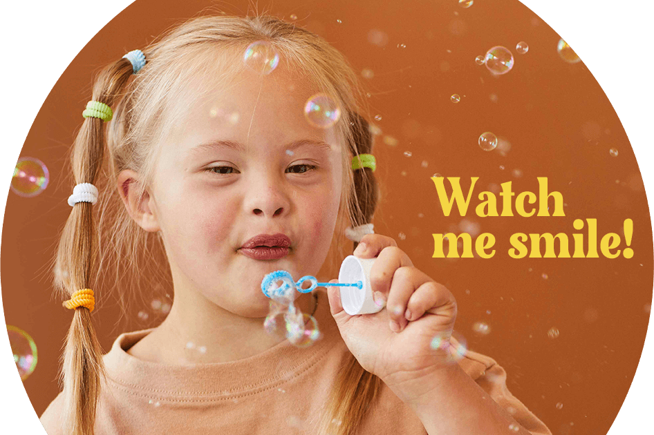 Blowing bubbles and having fun - EllieB's Disability Services